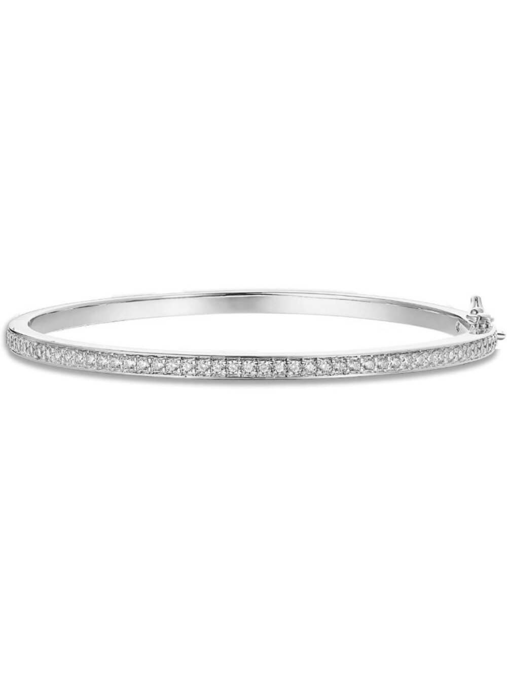 14K Gold Plated Tennis Bracelet with Cubic Zirconia - Elegant Bangle for Women
